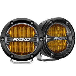 RIGID 360-SERIES 4 INCH SAE FOG BEAM YELLOW PAIR