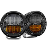 RIGID 360 SERIES 4 INCH SAE FOG BEAM YELLOW/WHITE PAIR