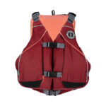 MUSTANG MOXIE FOAM VEST XS/S MERLOT-CORAL