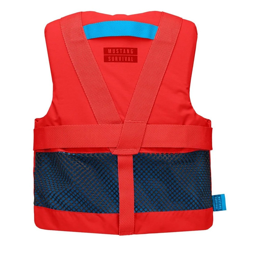 MUSTANG YOUTH REV FOAM VEST IMPERIAL RED - Image 2