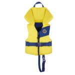 MUSTANG CHILD LIL LEGEND FOAM VEST YELLOW-NAVY