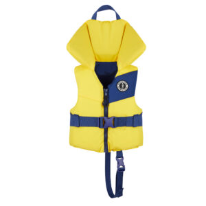MUSTANG CHILD LIL LEGEND FOAM VEST YELLOW-NAVY