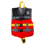 MUSTANG CHILD LIVERY FOAM VEST RED-BLACK