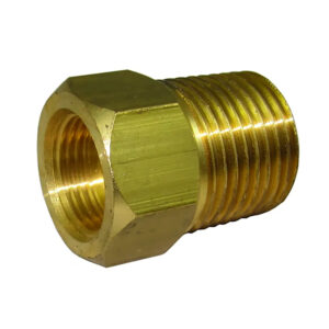 SCANDVIK 3/8" BSP X 1/2" NPT BRASS
