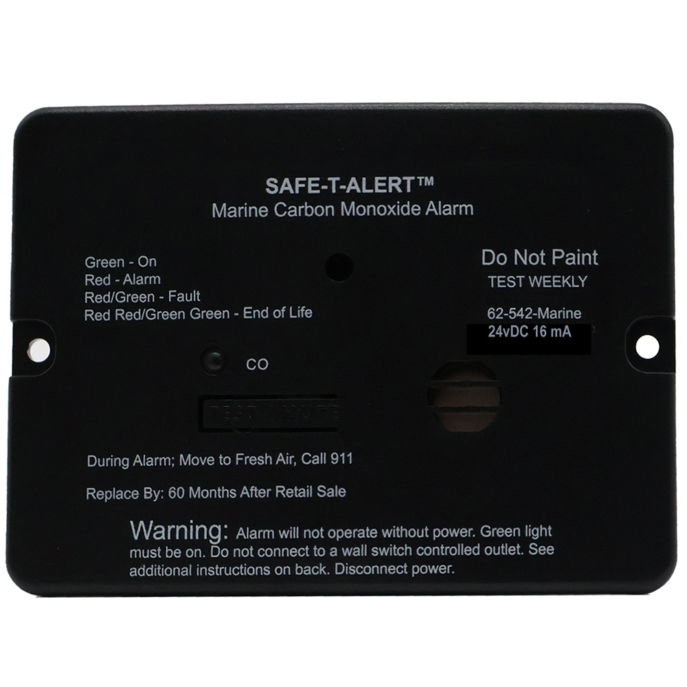 SAFE-T-ALERT 62 SERIES CARBON  MONOXIDE ALARM - 24V