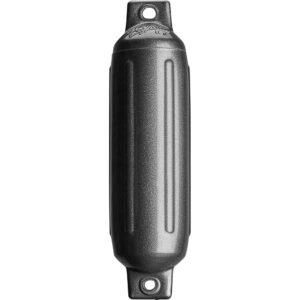 POLYFORM G-1 TWIN EYE FENDER 3.5" X 12.8" METALLIC GRAPHITE