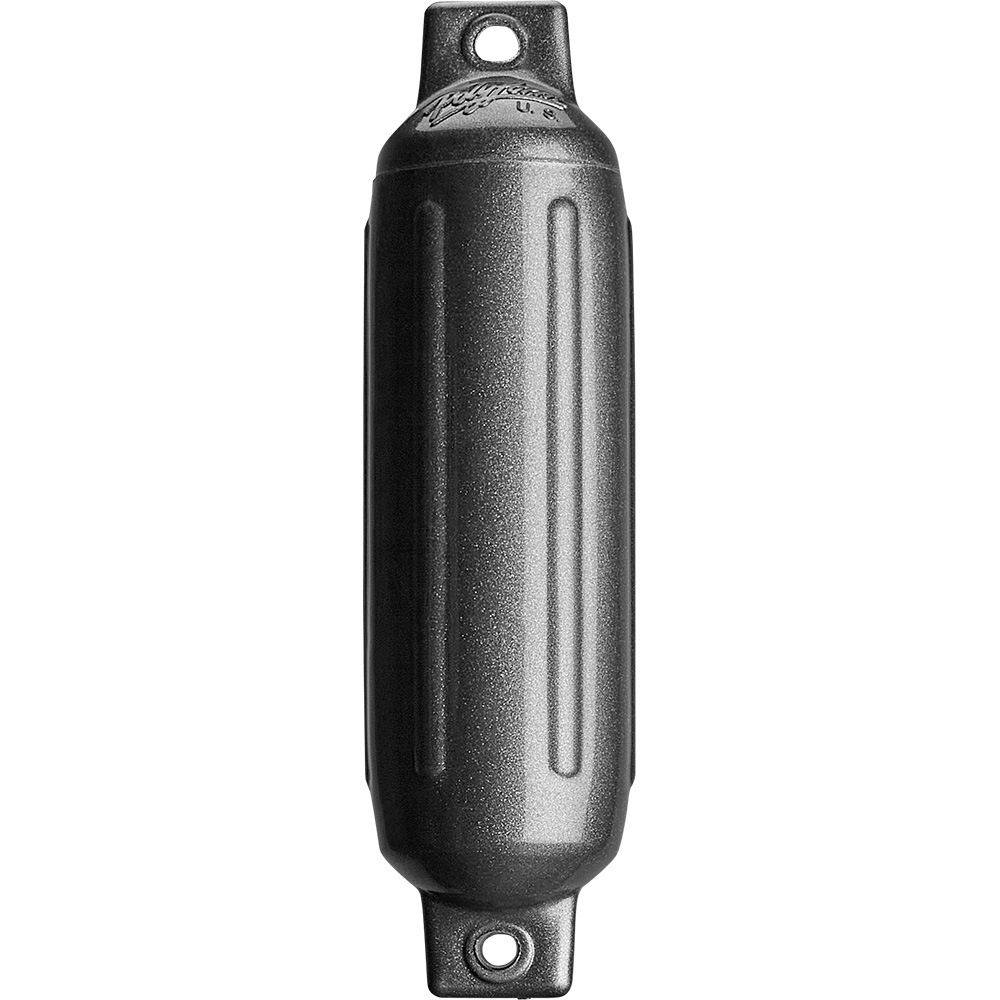 POLYFORM G-1 TWIN EYE FENDER 3.5" X 12.8" METALLIC GRAPHITE