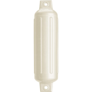POLYFORM G-2 TWIN EYE FENDER 4.5" X 15.5" METALLIC WHITE