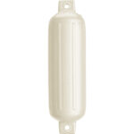POLYFORM G-4 TWIN EYE FENDER 6.5" X 22" METALLIC WHITE
