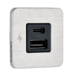 SCANSTRUT TILE USB-A/USB-C INTERIOR CHARGER SOCKET 12/24V