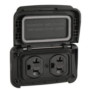 SCANSTRUT VENTURA SERIES DUAL 125V 20A AC OUTLET