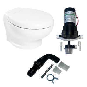 THETFORD NANO TOUCH COMPACT TOILET RAW WATER KIT W/ INLET
