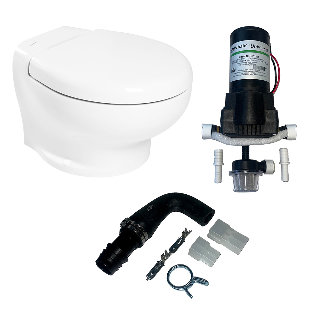 THETFORD NANO TOUCH COMPACT TOILET RAW WATER KIT W/ INLET