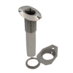 CE SMITH SCREWLESS ROD HOLDER FLUSH MOUNT 15 DEG BLACK LINER