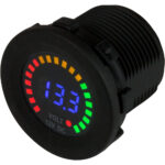 SEA DOG ROUND VOLT METER  5V-15VDC