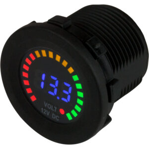SEA DOG ROUND VOLT METER  5V-15VDC