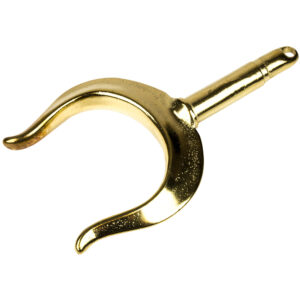 SEA DOG BRASS RIBBED HORN  OARLOCK 2"