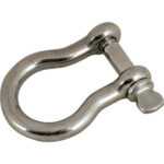 SEA DOG SS BOW SHACKLE 7/16" DIAMETER 1" OPENING CAST 316