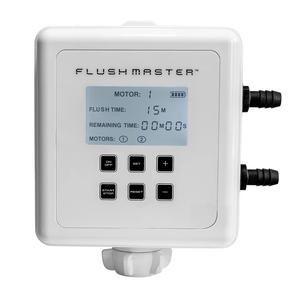 FLUSHMASTER OUTBOARD FLUSHING SYSTEM 2 OUTLET W/TWO 15' HOSE