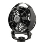 CAFRAMO BORA II 12-24V 3-SPEED 6" MARINE FAN BLACK