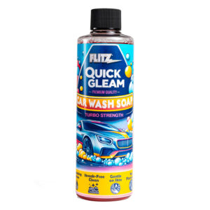 FLITZ QUICK GLEAM CAR WASH SOAP 8OZ BOTTLE