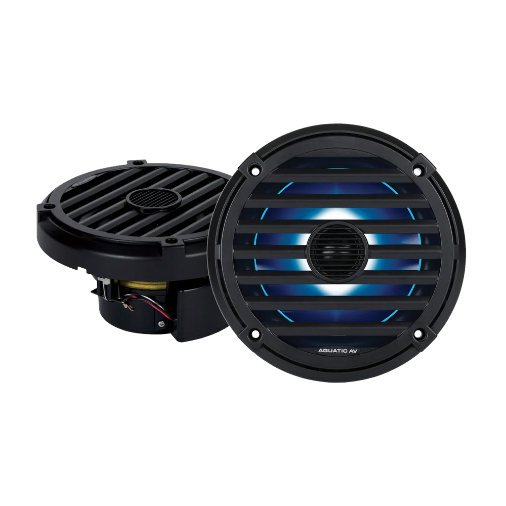 AQUATIC AV 6.5" ELITE SPEAKERS BLACK (PAIR)