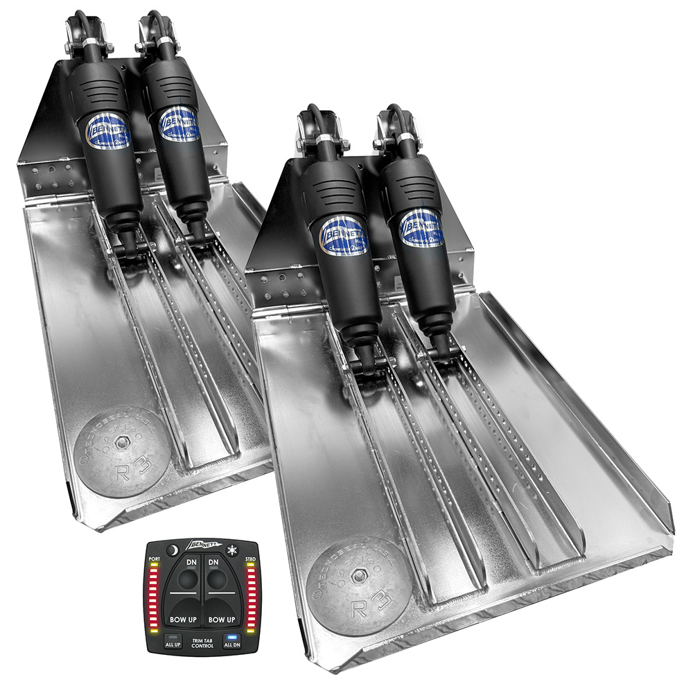 BENNETT MARINE BOLT 14X20 DUAL ELECTRIC TRIM TAB SYSTEM