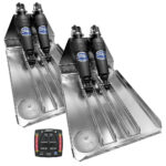 BENNETT MARINE BOLT 14X23 DUAL ELECTRIC TRIM TAB SYSTEM