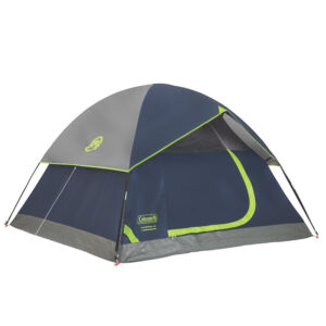 COLEMAN SUNDOME 4 PERSON CAMPING TENT BLUE