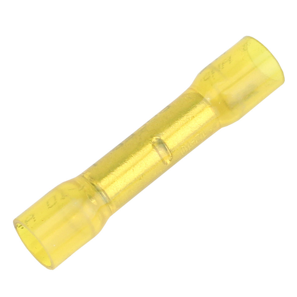 PACER BUTT SPLICE, 12-10 AWG  YELLOW ADHESIVE H/S, 500PC