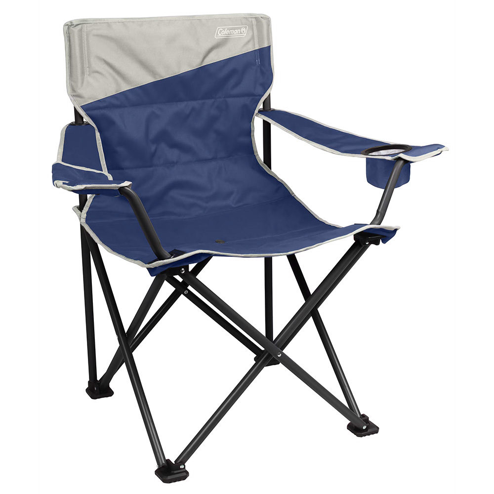 COLEMAN BIG & TALL QUAD CAMPING CHAIR SKYFALL BLUE