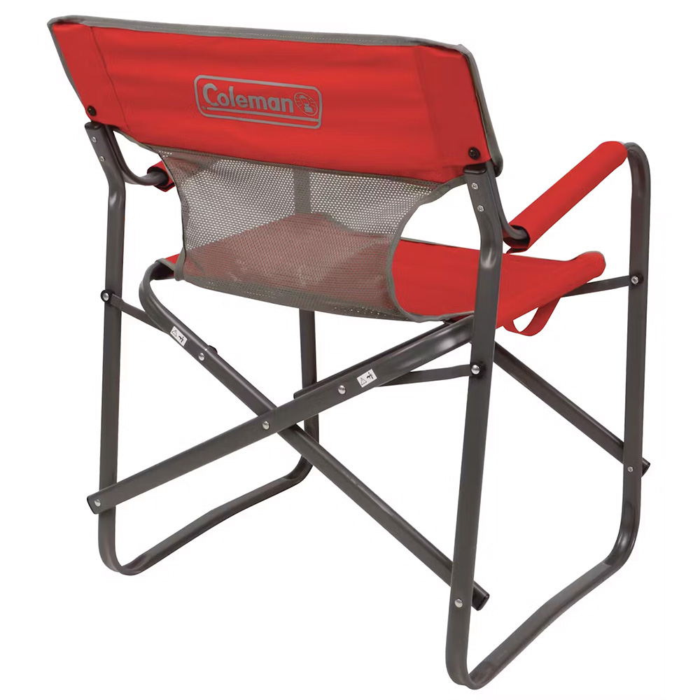 COLEMAN OUTPOST BREEZE DECK CHAIR RED - Image 2