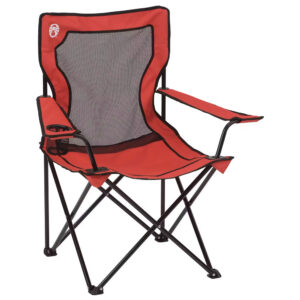 COLEMAN BROADBAND MESH QUAD CHAIR RED