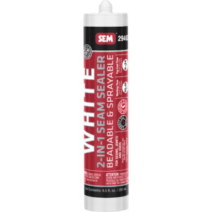 SEM 2-IN-1 SEAM SEALER 9.5OZ TUBE - WHITE