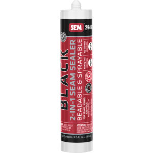 SEM 2-IN-1 SEAM SEALER 9.5OZ TUBE - BLACK
