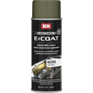 SEM EZ COAT 16OZ AEROSOL CAN - DARK GREEN
