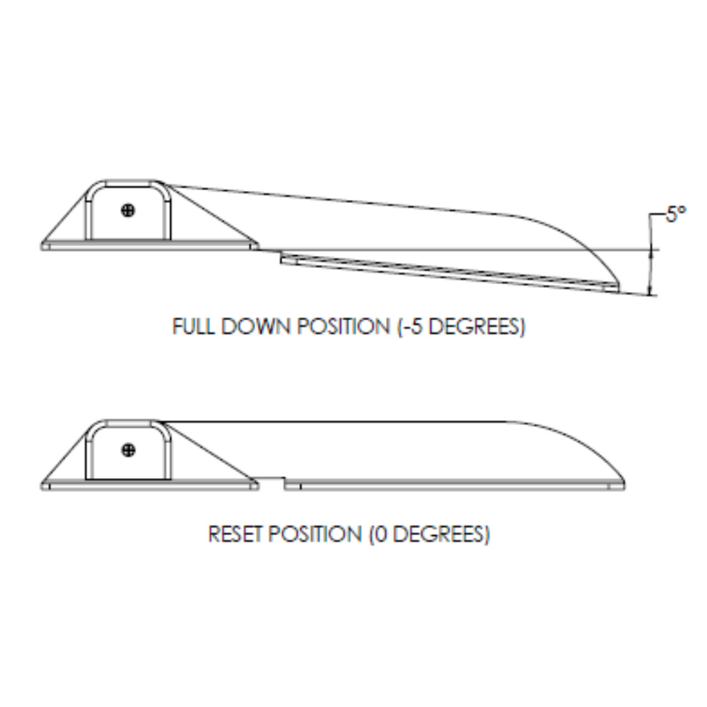 TACO RATCHET HINGES 316 SS POLISHED PAIR 18 1/2" - Image 3