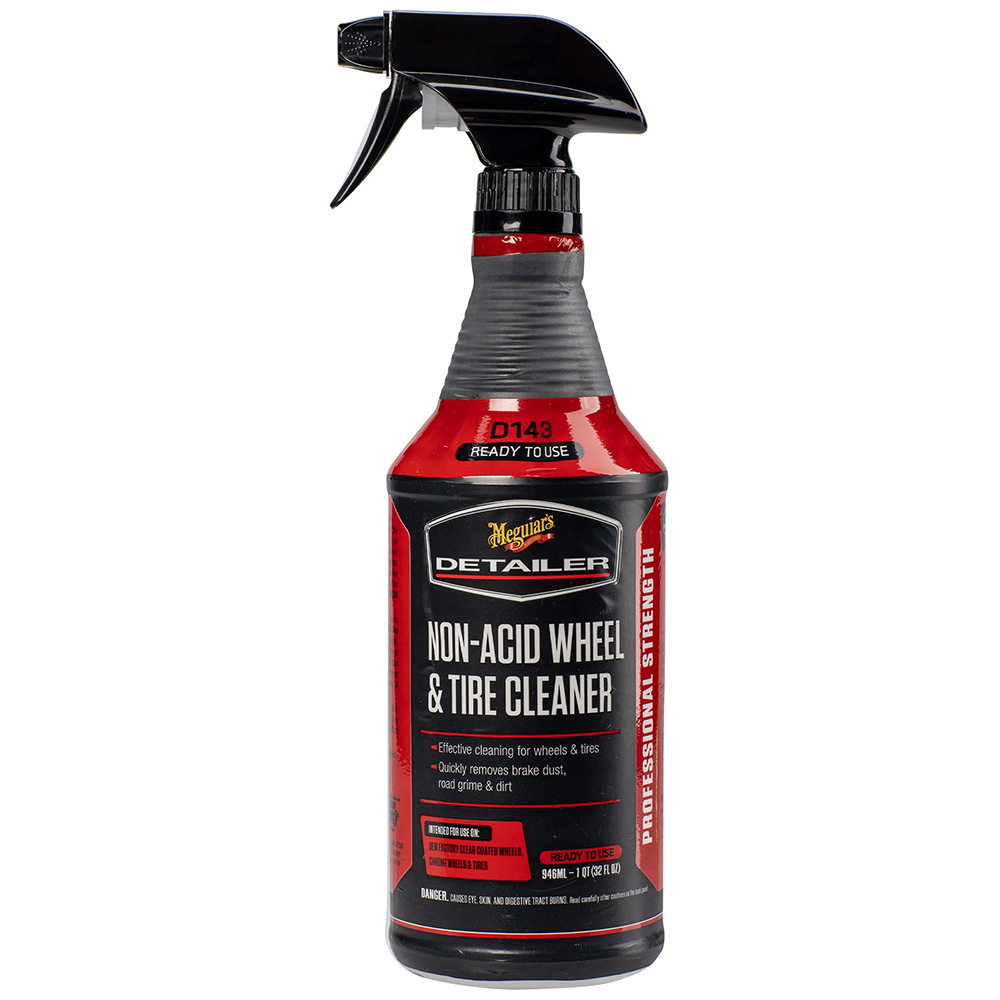MEGUIAR'S PROFESSIONAL NON ACID WHEEL & TIRE CLEANER 32OZ