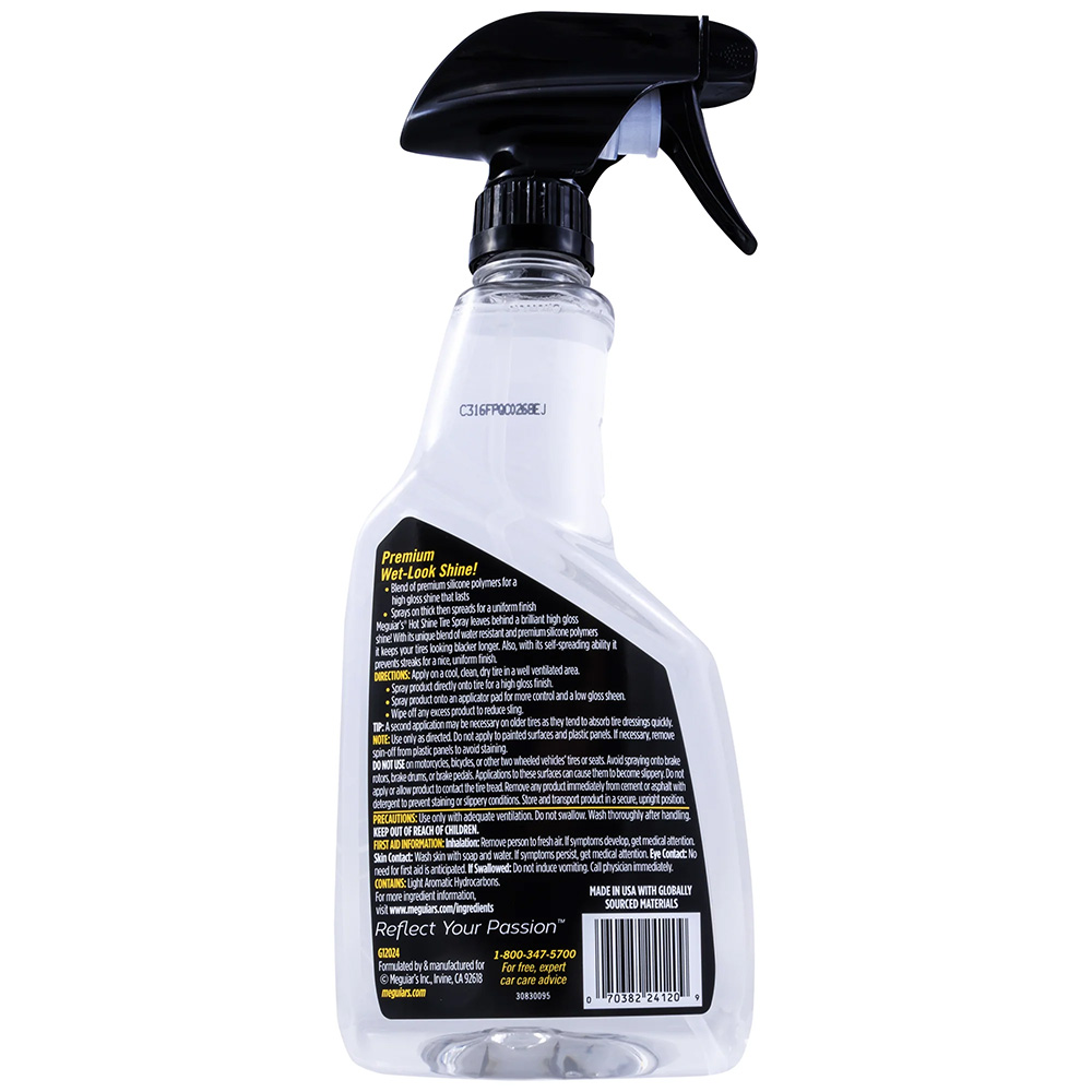 MEGUIAR'S HOT SHINE TIRE SPRAY 24OZ - Image 2