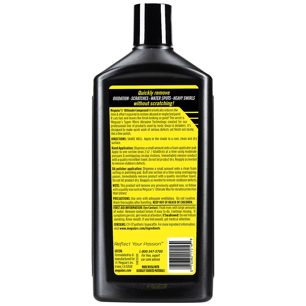 MEGUIAR'S ULTIMATE COMPOUND 16OZ - Image 2