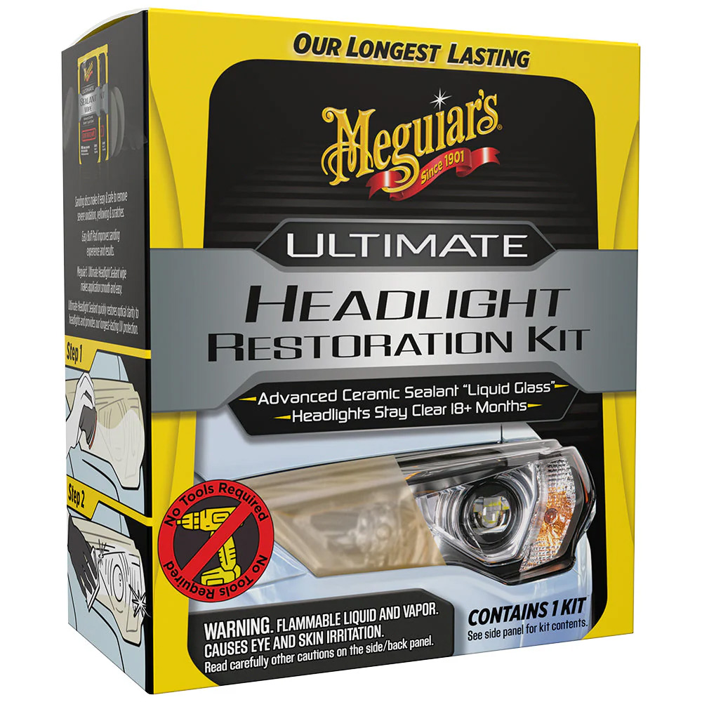 MEGUIAR'S ULTIMATE HEADLIGHT RESTORATION KIT