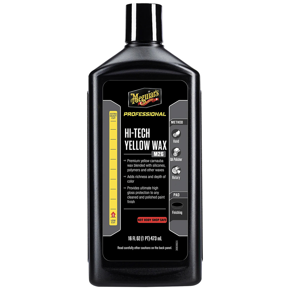 MEGUIAR'S HI-TECH YELLOW LIQUID WAX 16OZ