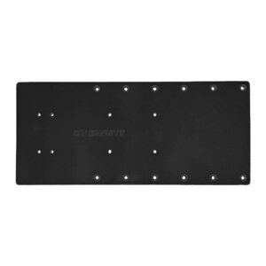 SEA BRACKETS 18" STRAIGHT TROLLING MOTOR PLATE BLACK