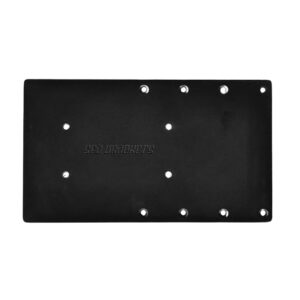 SEA BRACKETS 14" STRAIGHT PLATE F/ GARMIN KRAKEN BLACK