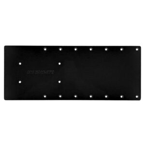 SEA BRACKETS 20" STRAIGHT PLATE F/ GARMIN KRAKEN BLACK