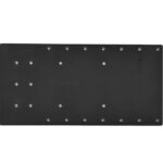 SEA BRACKETS 20" STRAIGHT PLATE F/ MINN KOTA QUEST BLACK
