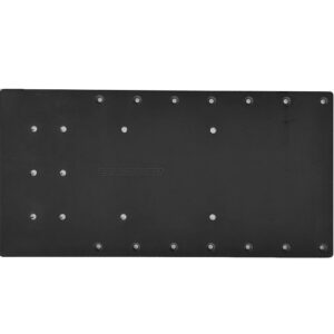 SEA BRACKETS 20" STRAIGHT PLATE F/ MINN KOTA QUEST BLACK