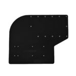 SEA BRACKETS LARGE OFFSET TROLLING MOTOR PLATE BLACK