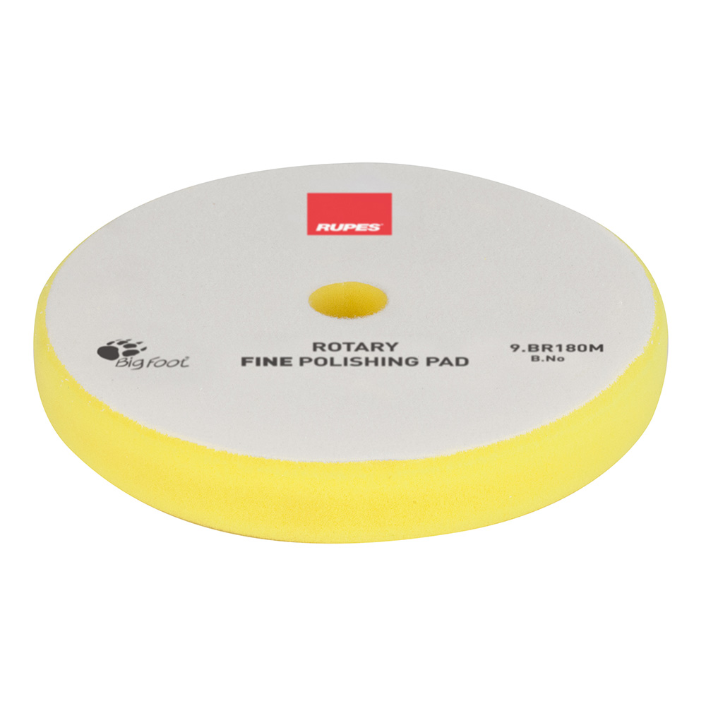 RUPES ROTARY FINE POLISHING FOAM PAD 155/160MM (YELLOW)
