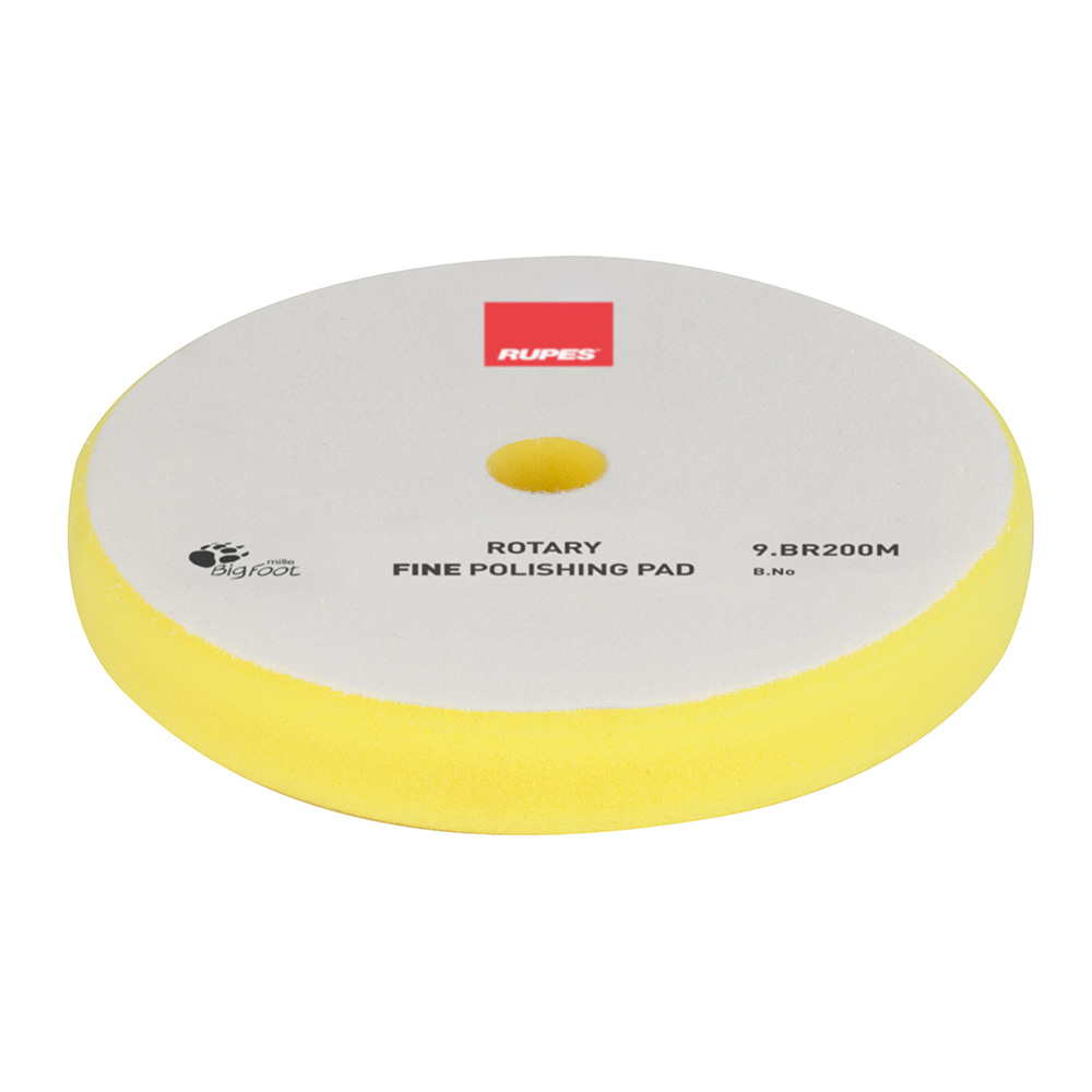 RUPES ROTARY FINE POLISHING FOAM PAD 175/180MM (YELLOW)